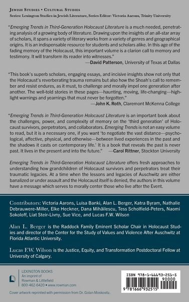 Produktbild: Emerging Trends in Third-Generation Holocaust Literature