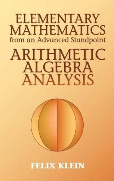 Produktbild: Elementary Mathematics from an Advanced Standpoint