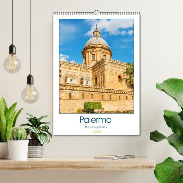 Produktbild: Palermo - Reiseziel auf Sizilien (Wandkalender 2026 DIN A2 hoch), CALVENDO Monatskalender
