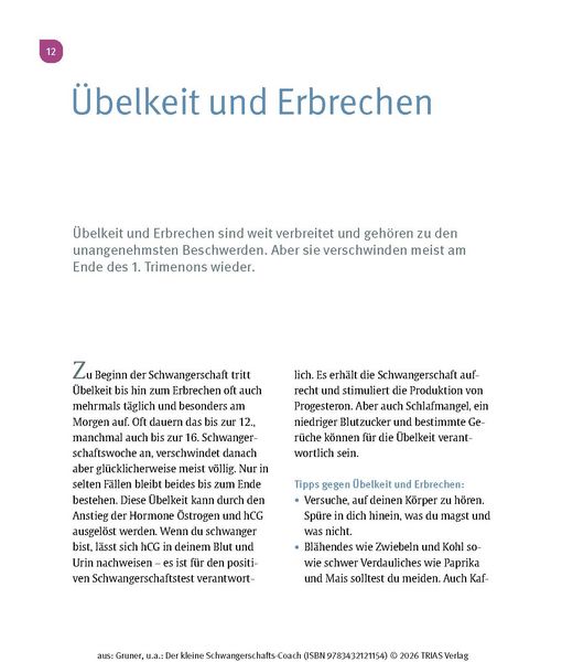 Produktbild: Der kleine Schwangerschafts-Coach