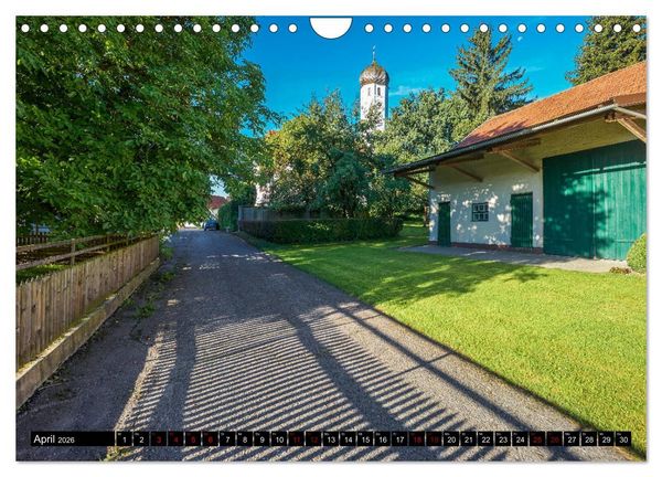 Produktbild: Bayerische Landschaften - Ein Streifzug durch das Dachauer Land (Wandkalender 2026 DIN A4 quer), CALVENDO Monatskalender