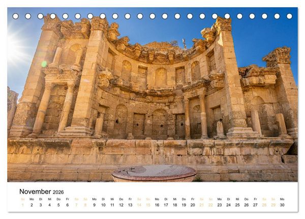 Produktbild: Jordanien - Land zwischen Antike und Moderne (Tischkalender 2026 DIN A5 quer), CALVENDO Monatskalender