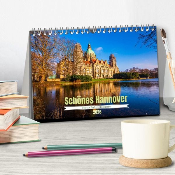 Produktbild: Sch&ouml;nes Hannover (Tischkalender 2026 DIN A5 quer), CALVENDO Monatskalender