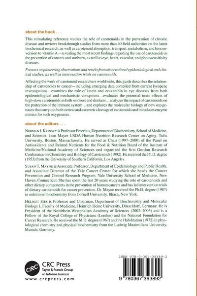 Produktbild: Carotenoids in Health and Disease