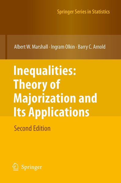 Produktbild: Inequalities: Theory of Majorization and Its Applications