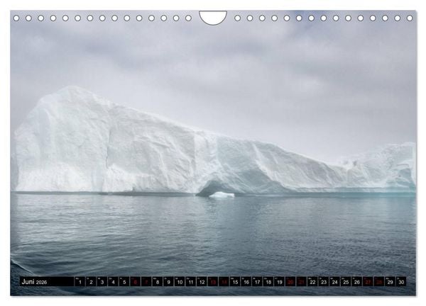 Produktbild: GR&Ouml;NLAND Eisfjord und Diskobucht (Wandkalender 2026 DIN A4 quer), CALVENDO Monatskalender