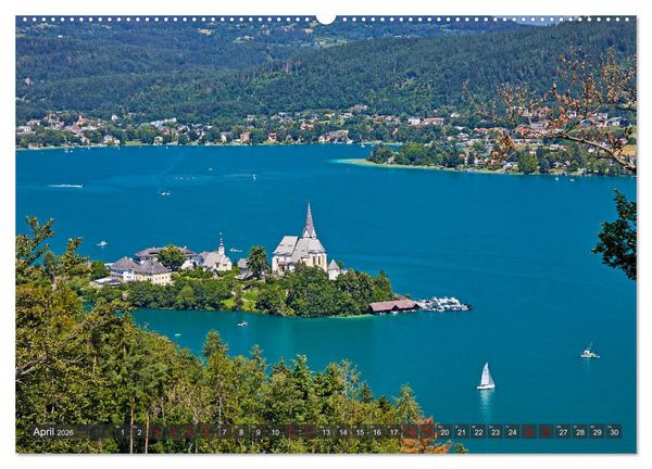 Produktbild: Der W&ouml;rthersee - &Ouml;sterreichs Riviera (Wandkalender 2026 DIN A2 quer), CALVENDO Monatskalender