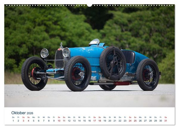 Produktbild: Bugatti Traumautos (hochwertiger Premium Wandkalender 2026 DIN A2 quer), Kunstdruck in Hochglanz