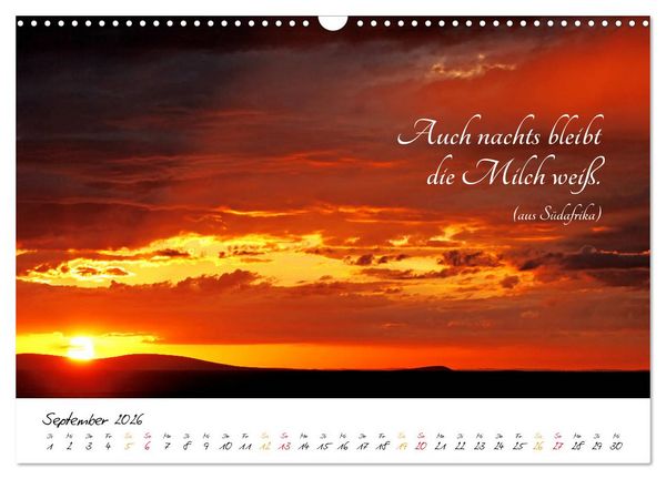 Produktbild: AFRIKA - Kontinent der Poesie (Wandkalender 2026 DIN A3 quer), CALVENDO Monatskalender