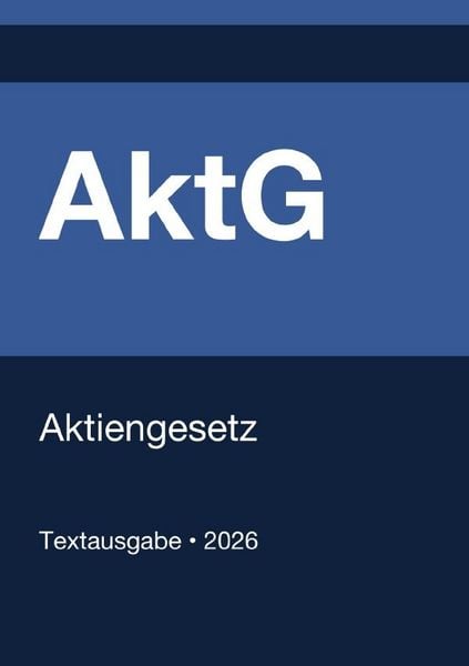 Produktbild: AktG - Aktiengesetz (Deutschland) 2026