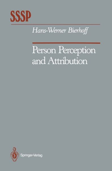 Produktbild: Person Perception and Attribution