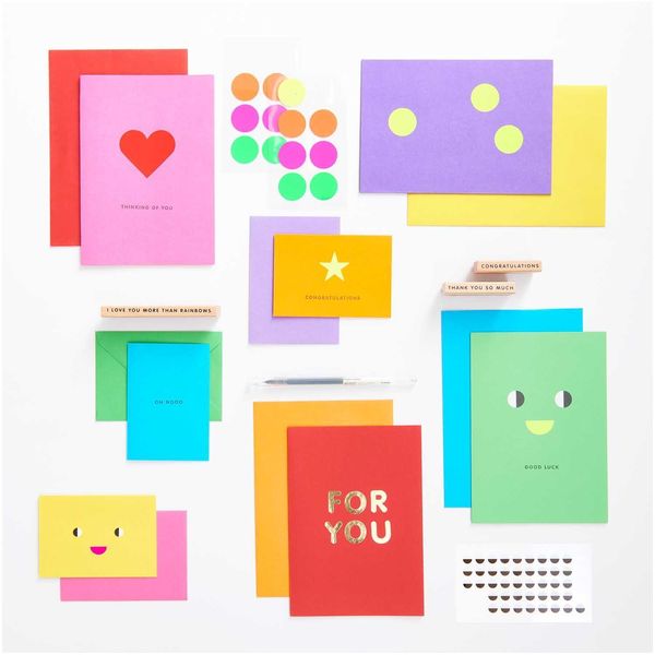 Produktbild: Kartenset Rainbow classic, B6 MIX