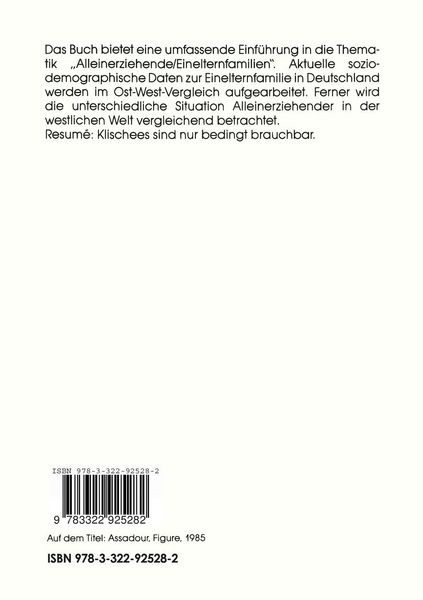 Produktbild: Alleinerziehende
