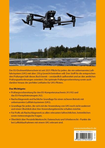 Produktbild: Drohnenf&uuml;hrerschein kompakt. Das Lehrbuch zum Drohnenflug