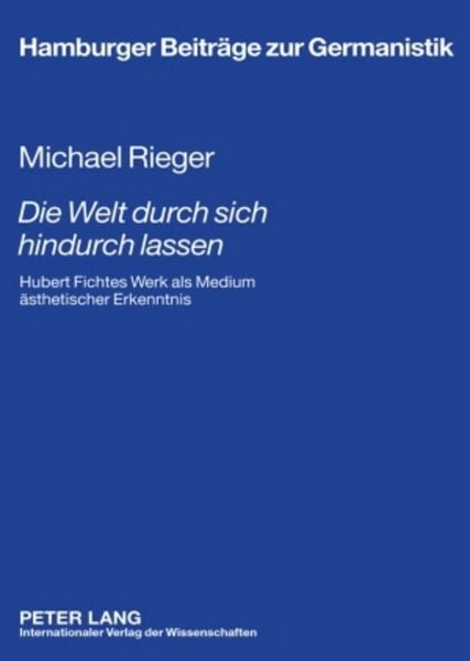 Produktbild: &laquo;Die Welt durch sich hindurch lassen&raquo;