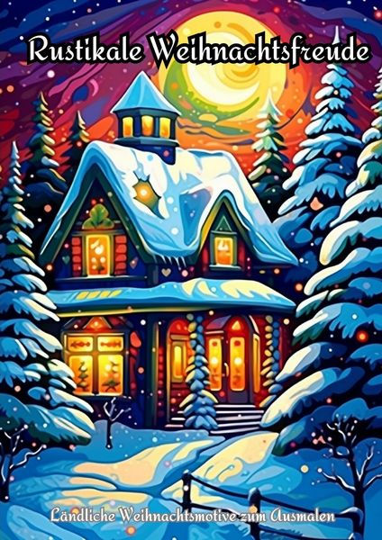 Produktbild: L&auml;ndliche Weihnachtsmotive zum Ausmalen