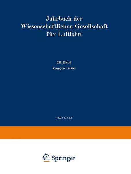 Produktbild: Jahrbuch der Wissenschaftlichen Gesellschaft f&uuml;r Luftfahrt