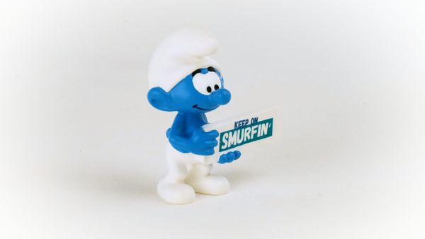 Schleich - Schlumpf Smurfin Schild