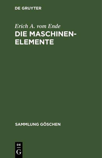 Produktbild: Die Maschinenelemente