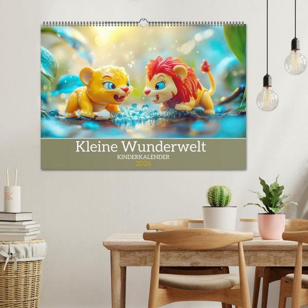 Produktbild: Kleine Wunderwelt - Kinderkalender (Wandkalender 2026 DIN A2 quer), CALVENDO Monatskalender