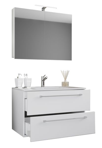 3-tlg. Waschplatz Waschtisch Badinos Schublade SP