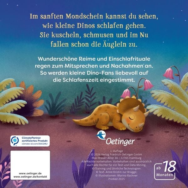 Produktbild: Wie kleine Dinos schlafen gehen