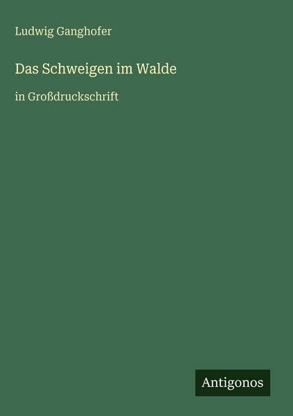 Produktbild: Das Schweigen im Walde