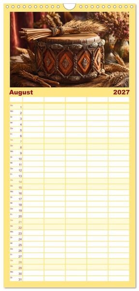 Produktbild: Familienplaner 2027 - Klang der Ewigkeit mit 5 Spalten (Wandkalender, 21 x 45 cm) CALVENDO