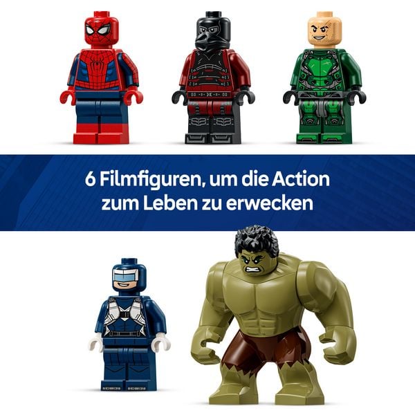 Produktbild: LEGO ǀ Marvel Gro&szlig;er Showdown: Spider-Man vs. Hulk, Spielzeug 76350