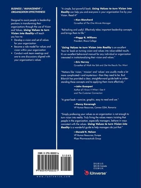Produktbild: Using Values to Turn Vision Into Reality