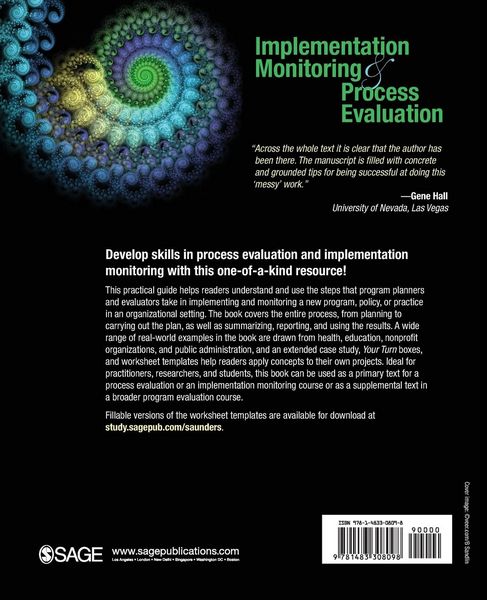 Produktbild: Implementation Monitoring and Process Evaluation