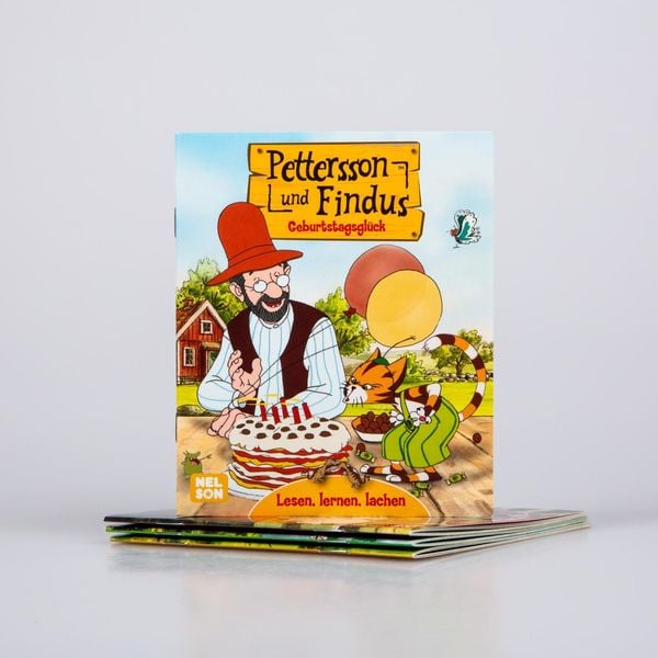 Produktbild: Nelson Mini-B&uuml;cher: 4er Pettersson und Findus 1-4