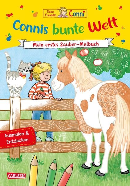 Produktbild: Conni Gelbe Reihe (Besch&auml;ftigungsbuch): Connis bunte Welt