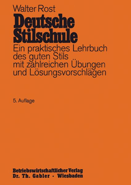 Produktbild: Deutsche Stilschule