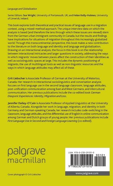 Produktbild: Language, Space and Identity in Migration