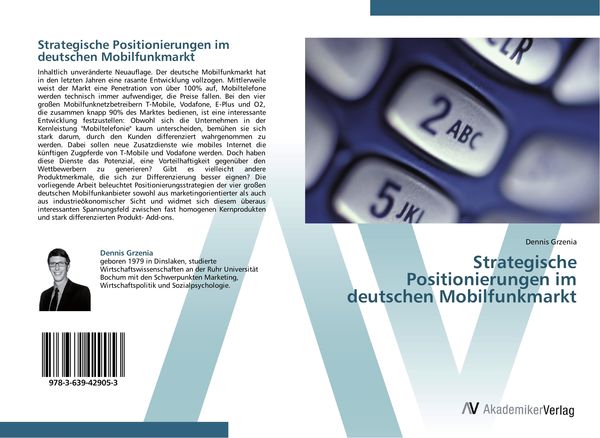 Produktbild: Strategische Positionierungen im deutschen Mobilfunkmarkt