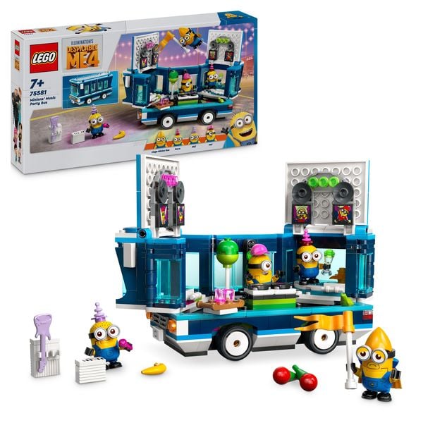 LEGO Ich – Einfach unverbesserlich 4 Minions und der Party Bus 75581