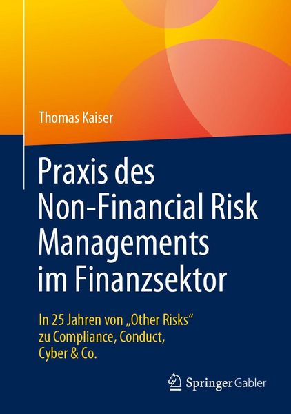 Produktbild: Praxis des Non-Financial Risk Managements im Finanzsektor