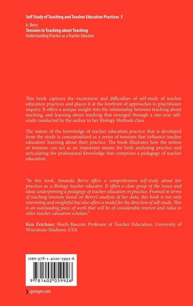 Produktbild: Tensions in Teaching about Teaching