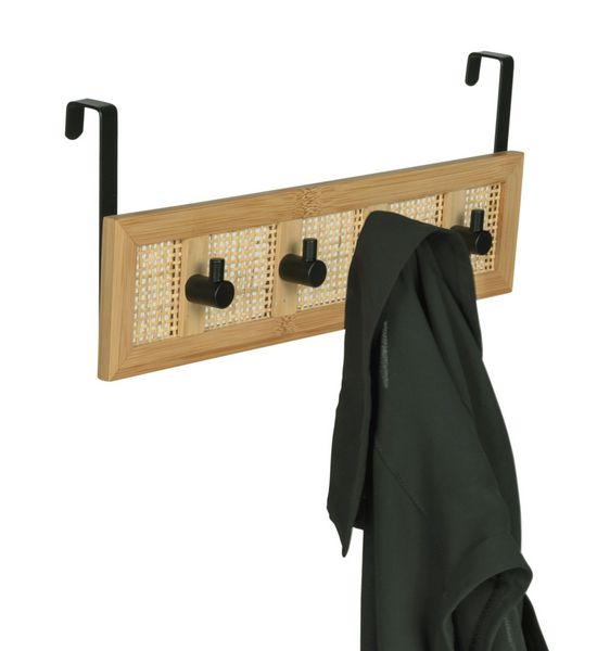 Produktbild: T&uuml;rgarderobe Mod. Allegre, aus Bambus und Rattan