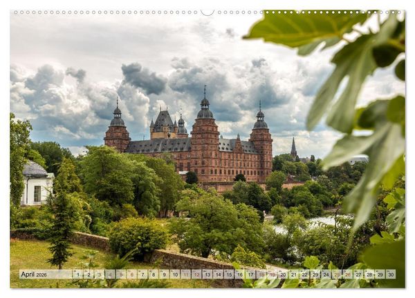 Produktbild: Aschaffenburg - Ein Streifzug durch die liebenswerte Stadt am Main (Wandkalender 2026 DIN A2 quer), CALVENDO Monatskalender