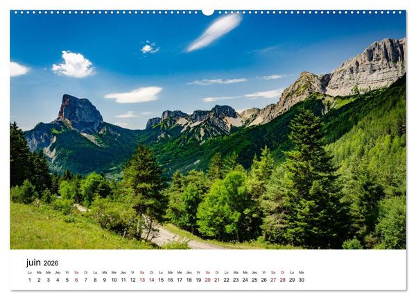 Produktbild: Les chemins du Vercors (Calendrier mural 2026 DIN A2 vertical) calendrier de bureau