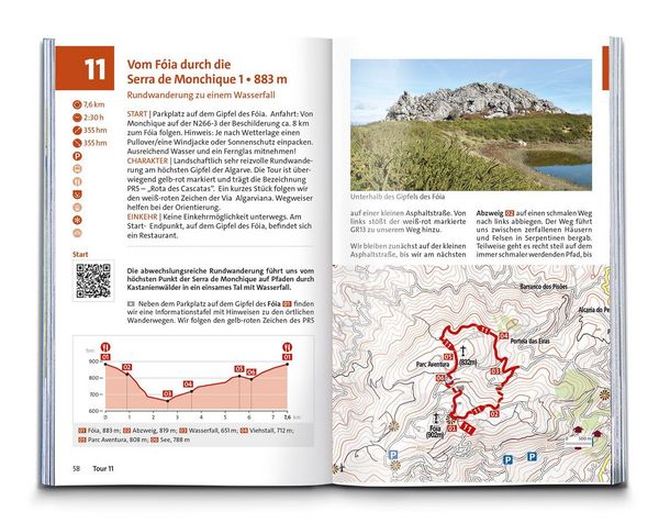Produktbild: KOMPASS Wanderf&uuml;hrer Algarve mit Fernwanderweg Via Algarviana, 64 Touren / Etappen mit Extra-Tourenkarte