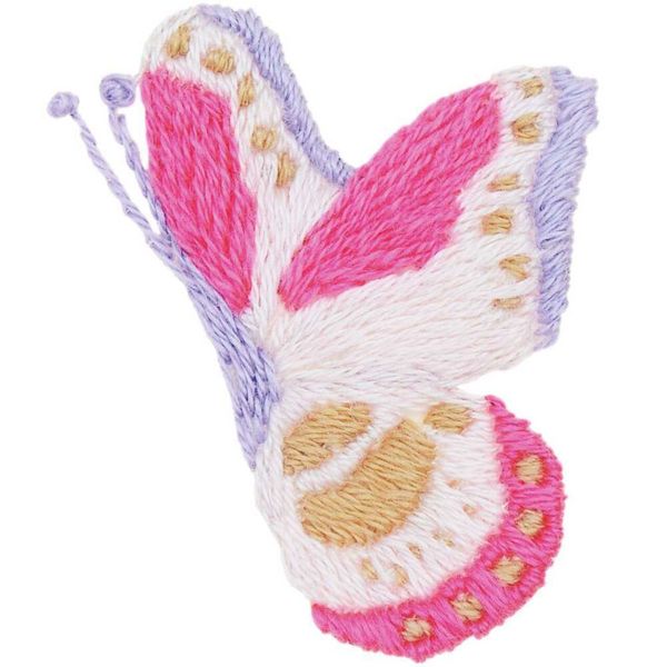 Produktbild: Stick & Stitch Packung, Schmetterlinge, bunt, 21 Stk., inkl.