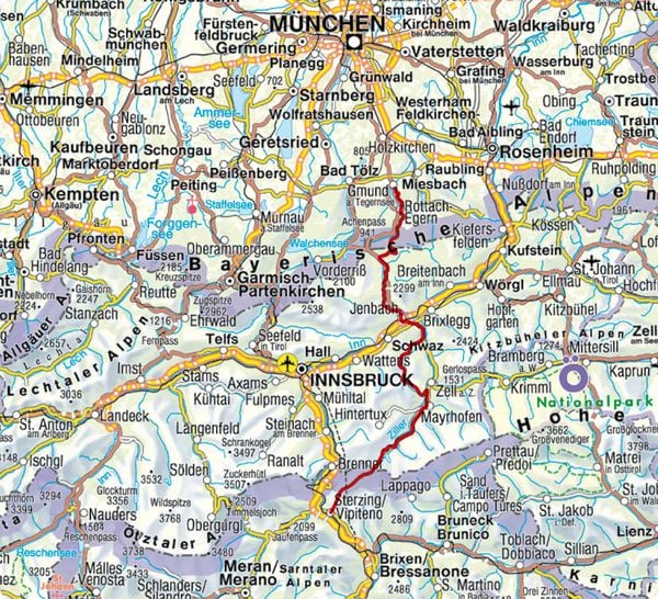 Produktbild: ROTHER Wanderf&uuml;hrer Alpen&uuml;berquerung Tegernsee &ndash; Sterzing