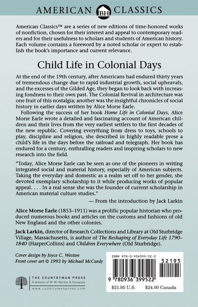 Produktbild: Child Life in Colonial Days