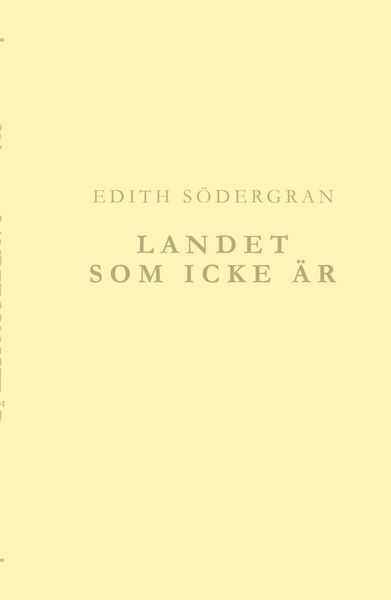 Produktbild: Landet som icke &auml;r