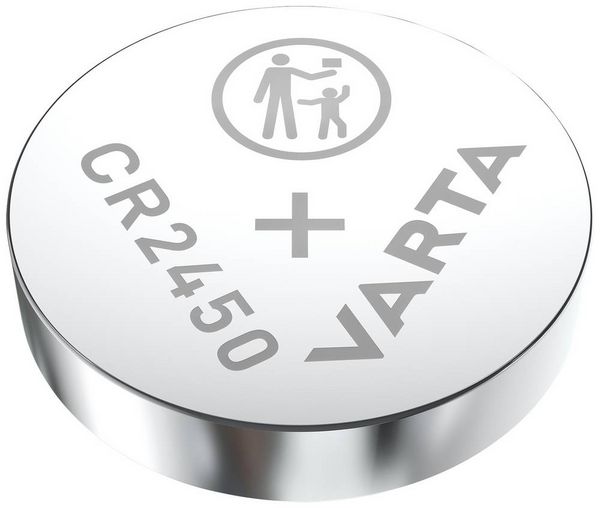 Produktbild: Varta Knopfzelle CR2450 3 V 1 St. 570 mAh Lithium LITHIUM Coin CR2450 Bli 1