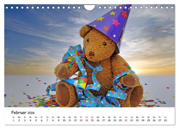 Produktbild: Allerliebste Teddyb&auml;ren (Wandkalender 2026 DIN A4 quer), CALVENDO Monatskalender