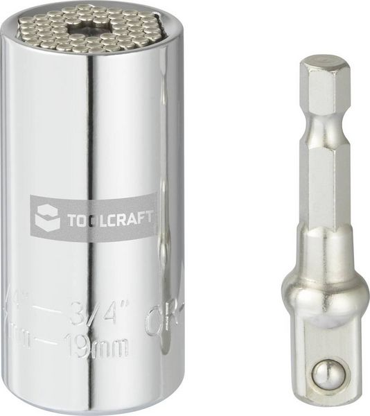TOOLCRAFT Steckschlüssel-Bit-Einsatz 1/4' (6.3 mm), 3/4' TO-7273935